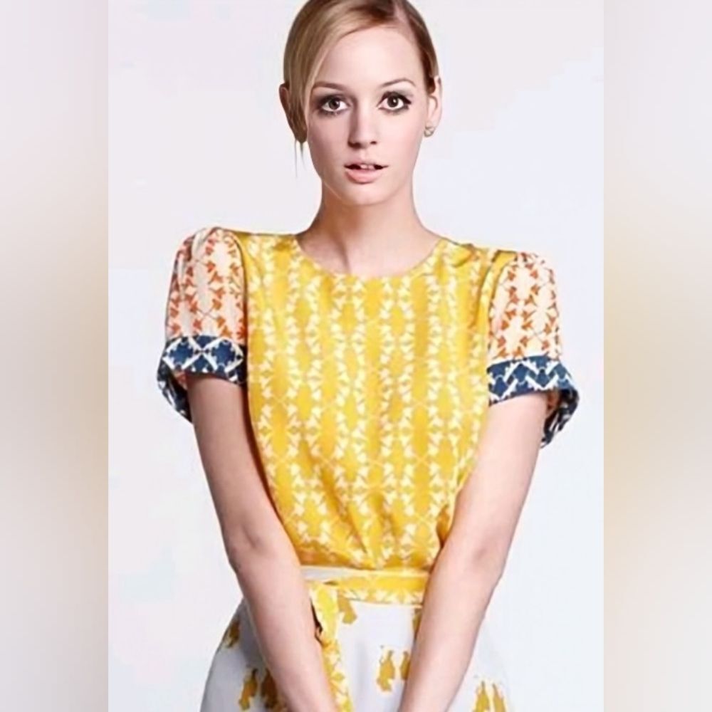 Charlotte by Charlotte Taylor Whimsical Preppy Abstract Colorful Academia Top 0